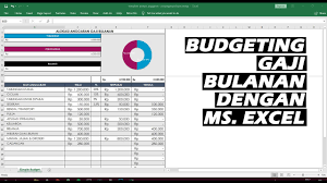 Cara Bikin Bajet Bulanan Pakai Aplikasi Excel Biar Pengeluaran Terpantau Jelas